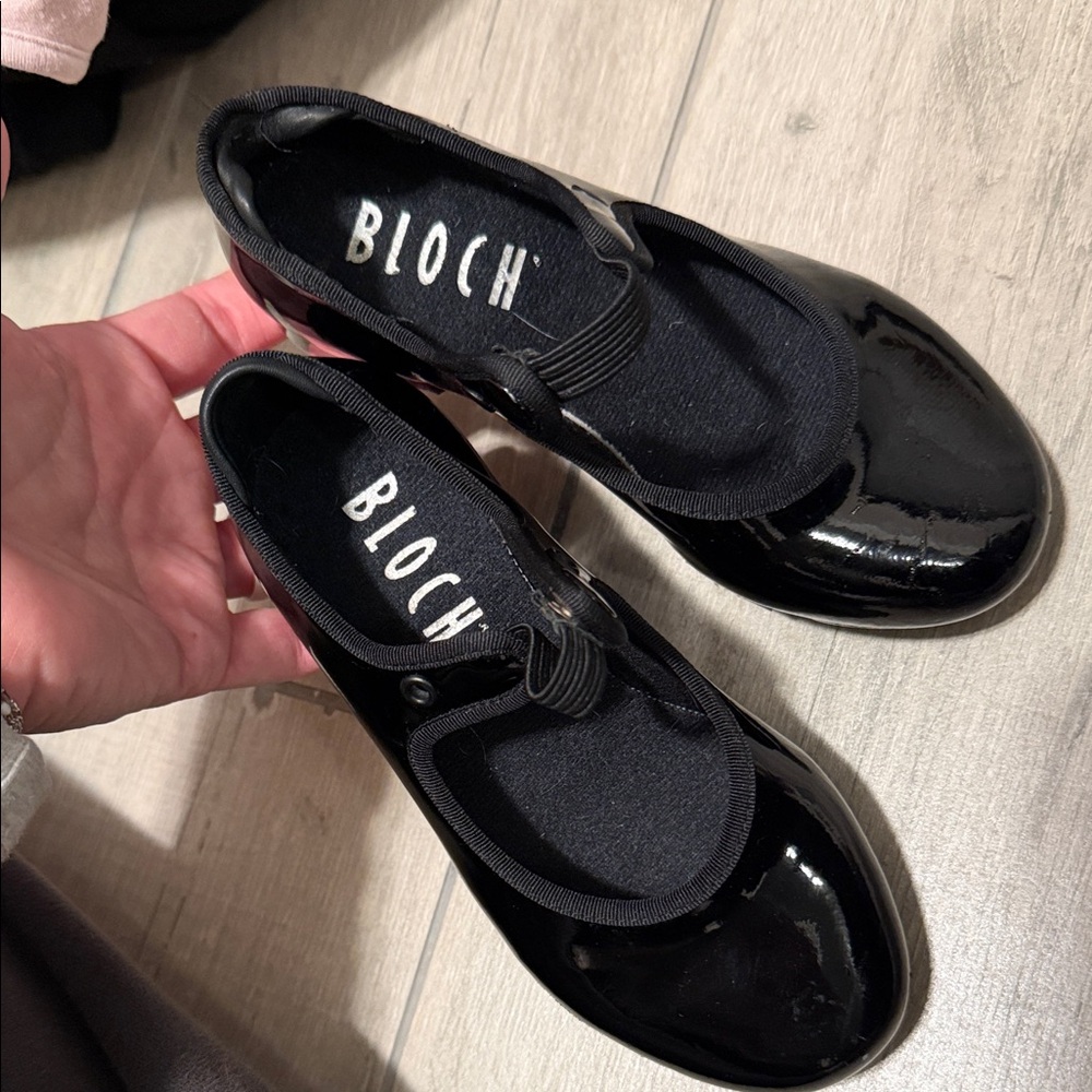 Bloch Shiny Black Kids Tap Shoes
